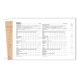 Butterick Children's Coat Sewing Pattern Kit, Design Code B6921, Sizes 6-7-8