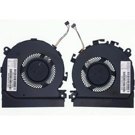 Replacement CPU + GPU Cooling Fan for HP Spectre X360 15-CH 15-CH000 15-CH011DX 15-CH075NR 15-CH008CA 15-CH010CA NS75C00-17J22 NS75C00-17J21 P/N: L17605-001 L17606-001, 4 Pins 4 Wires