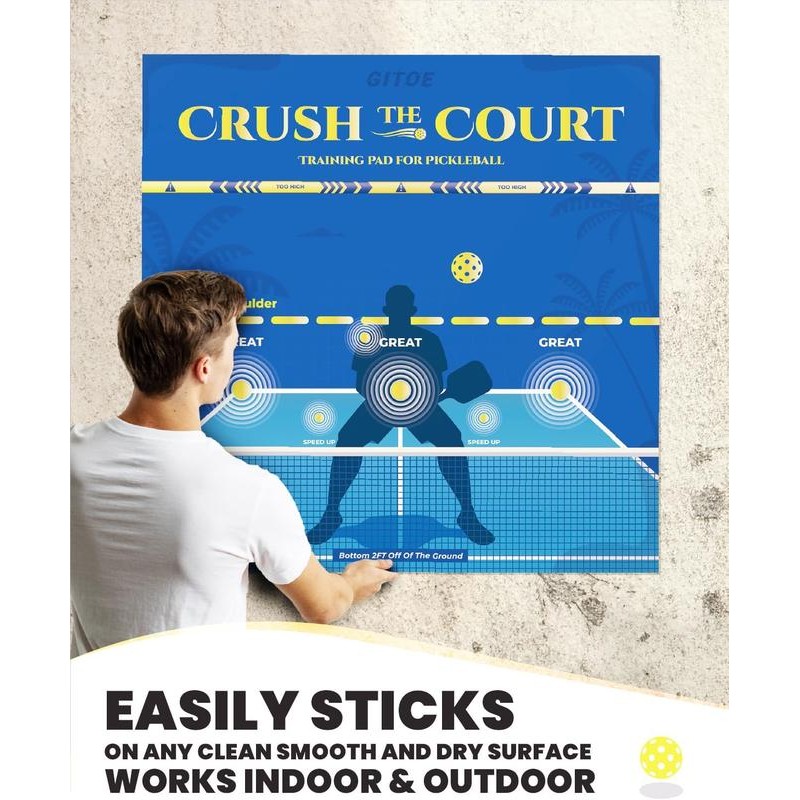 GITOE Training Pad for Pickleball, Beginner-Friendly Pickleball Training Equipment to