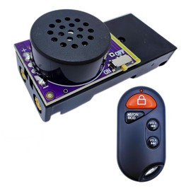 MacroTrek Cricket Noise Maker Prank with Remote-Controlled & Timer,Hidden 20-Sound Chirping Noise Device for Office Pranks,April Fools Day Gifts,Party Gags