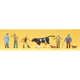 Preiser 1/87 th – pr10048 – Modelleisenbahnen – Sandmännchen zu Bestiaux