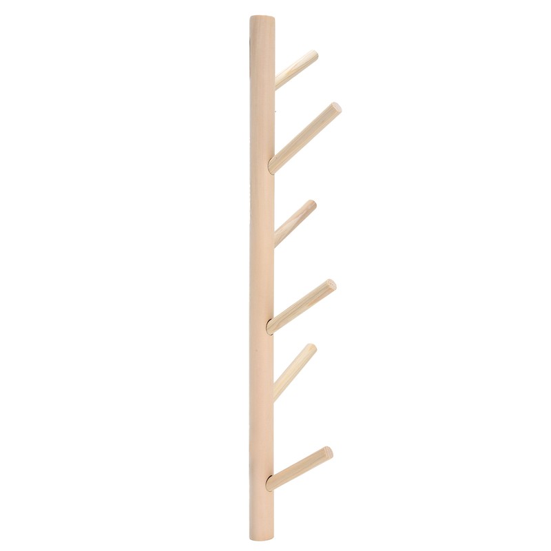 Punch Free Wall Mounted Coat Rack Towel Hanger Tree Branch