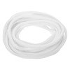 sourcing map Split Sleeve Wire Loom 9/32" 25Ft White Self