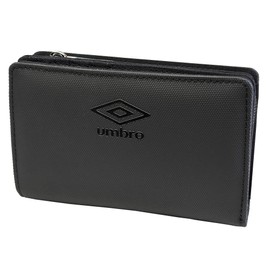 Umbro Wallet, Bifold Wallet, Bifold Wallet, Coin Purse, Mat Deep Bill Holder, Boys, Girls, Unisex, Boys, Juniors, Kids, Black, Black x Black