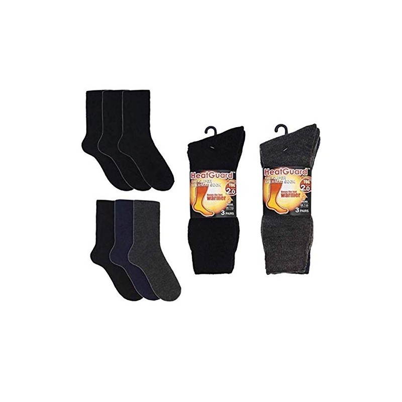 3 PAIRS OF MENS THERMAL 2.0 TOG SOCKS BY HEATGUARD
