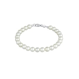 Elli Women's Classic Bracelet with Shell Pearls in 925 Sterling Silver, Shell, None