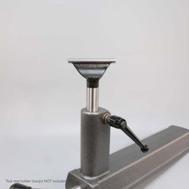 Hurricane Turning Tools, 4" Tool Rest with Hardened Steel Rod For Wood Lathe, 1" Diameter Post, 7" Post Length
