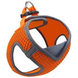 Kruz PET KZA308 Reflective V-Neck Step In Mesh Dog Harness - No Pull, Quick Fit, Comfortable, Velcro-Adjustable Pet Harnesses for Walking & Training - Small, Medium Dogs