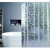 SUJAYU EVA Shower Curtain Liner with 12 Plastic Hooks, 72x72