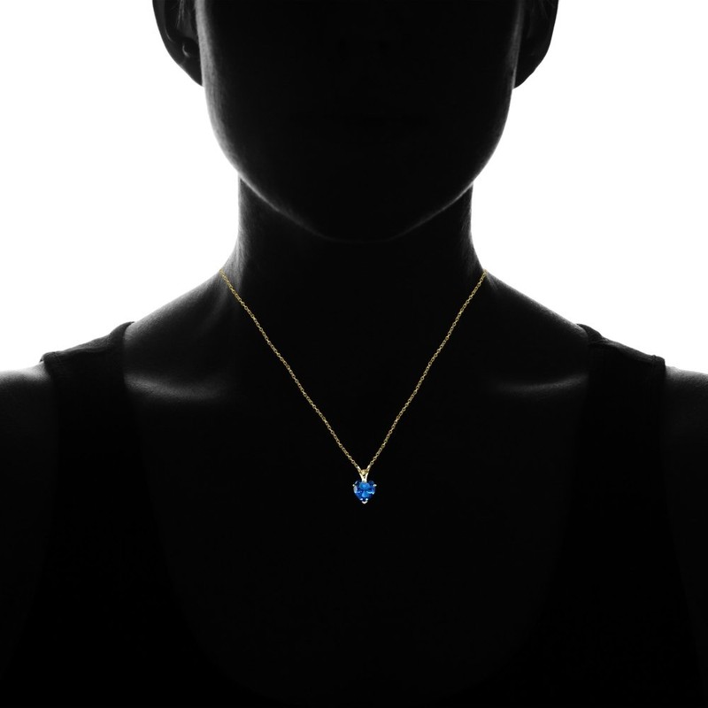 Plata de Ley Chapados en oro amarillo imitación Gemstone 7