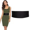 YDAKGUEY Women's Belt, Wide Elastic Waist Belt for Dress, with