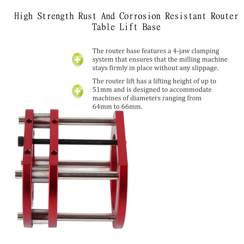 Router Lifting Base High Strength Rust Resistant Corrosion Resistant Router