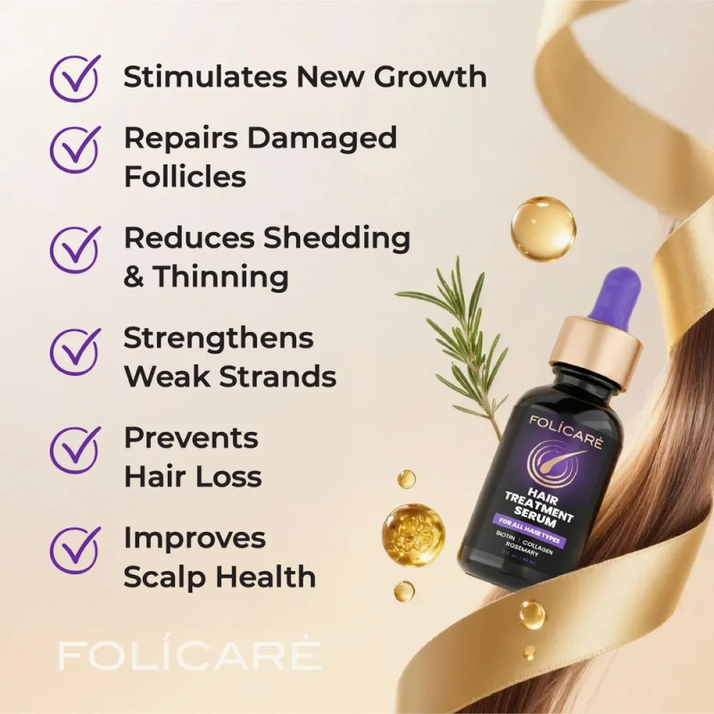 Sérum Para El Crecimiento Del Cabello, Espesante Para Folícu