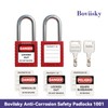 Boviisky Lockout Tagout Kit with Red Safety Padlocks, Hasps Set,