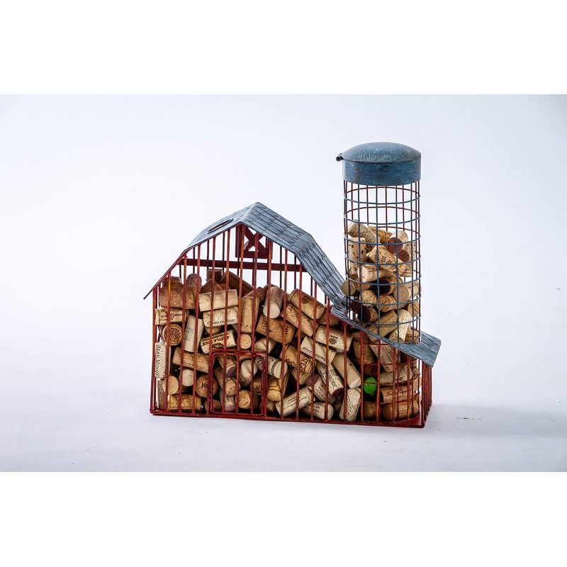 Farm House Barn Design Cork Caddy Wine Cork holder Displays