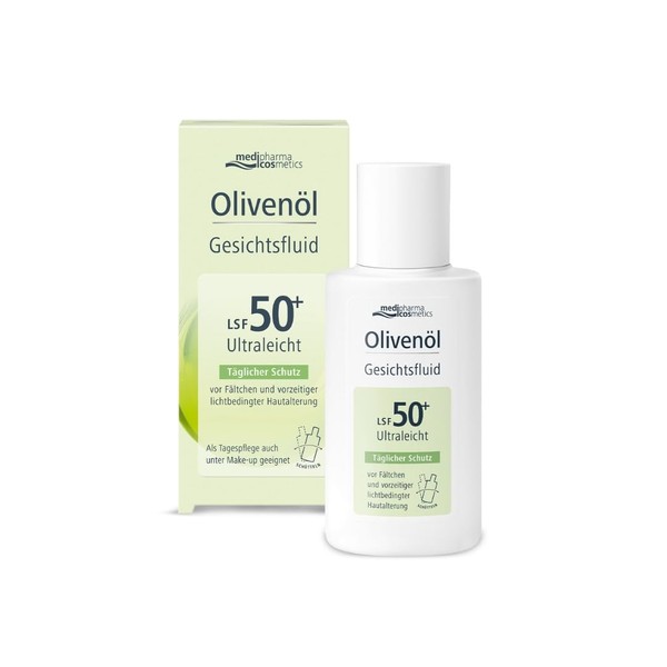 Medipharma Cosmetics Olive Oil Facial Fluid with SPF 50+ by