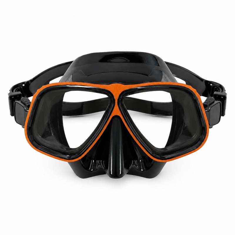 Two-Window Snorkel Diving Mask for Adults – Wide View Anti-Fog