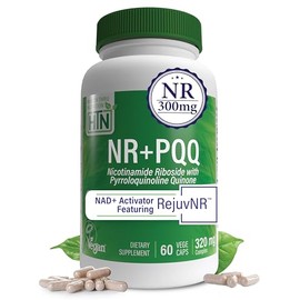 Health Thru Nutrition Activador De Nad+ | Nr Con Pqq | 300 Mg De Nicotinamida Ribósido + 20 Mg De Pqq | Maximizador De Mitocondrias | Sin Ogm | Paquete De 60 60 Unidades (Paquete De 1)