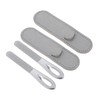 SAFIGLE 2sets Double Sided Nail File Portable Nail Shaper Buffer