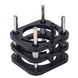 Base de Mesa de Enrutador, Elevador de Enrutador de 51mm con Placa Superior, Base de Elevación de Mesa de Enrutador de Carrera Máxima Manual de Aleación de Aluminio