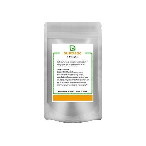 100g Pure Tryptophan Powder – Tryptophane L Tryptophan Regeneration Health