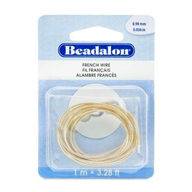 Beadalon French Wire Gold