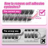 USA Ready to Ship 104pcs Self Adhesive Lash Cluster Mixed