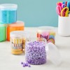 Juvale Slime Containers with Lids - 8 Pack Clear Plastic