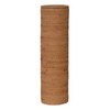 Creative Co-Op Woven Rattan Toilet Paper Roll Storage with Lid,