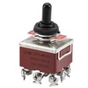 Heschen Metal Toggle Switch, KN3C-303, 3PDT, maintained, ON/OFF/ON 3 position,