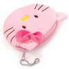 Ligth Pink Kitty Fabric Coin Purse/Bag Charm for Kids -