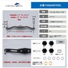 HEIGHTEN 130/120/110 mm Reel Handle (No Knobs) Thickness 0.1 inch