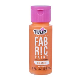 Tulip Brush-On Fabric Paint 2oz, Matte Orange, As Detailed, One Size
