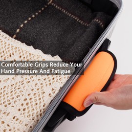 2 Pcs Luggage Handle Wraps, Comfort Soft Handle Covers for Suitcase Luggage Handle Wrap Luggage Tag Wraps Travel Accessories