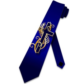 Three Rooker Easter Lent Ties Mens Religious Necktie Holiday Tie for Men Cross Neckties Christian Tie