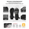 Caracaleap Ski Gloves Men Women Mittens 3 Finger Gloves Waterproof
