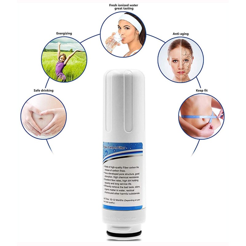 Replacement Internal Active Carbon Water Filter for pH3.5~10.5 Alkaline Water