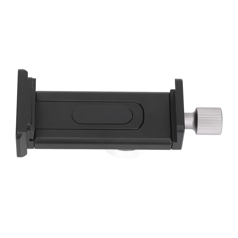 Phone Tripod Mount with Cold Shoe 1/4in Screw Hole Expandable