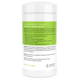 Nootie Waterless Shampoo Wipes For Dogs & Cats-Long Lasting Fragrances-Sold In Over 3000 Vet Clinics-Made In U.S.A. 70 Count