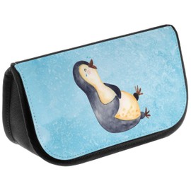 Mr. & Mrs. Panda Cosmetic Bag Penguin Laughing – Funny Saying, Toiletry Bag, Makeup Bag, Joy, Penguins, Cosmetic Bag, Optimism, Cheerful, Funny, Make-Up Bag, Toiletry Bag, ice blue