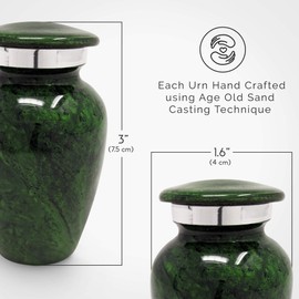 Small Cremation Urn for Human Ashes Keepsake - Miniature Memorial Urns for Ashes, Personal Cremation Keepsake for Ashes, Mini Ash Holder, Elegant Tribute for Loved Ones, Compact Memorial Container