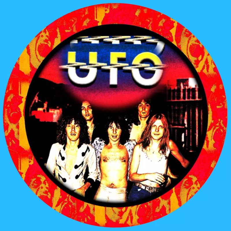 UFO WITH MICHAEL SCHENKER COLLECTION TWO LEATHER KEYCHAINS