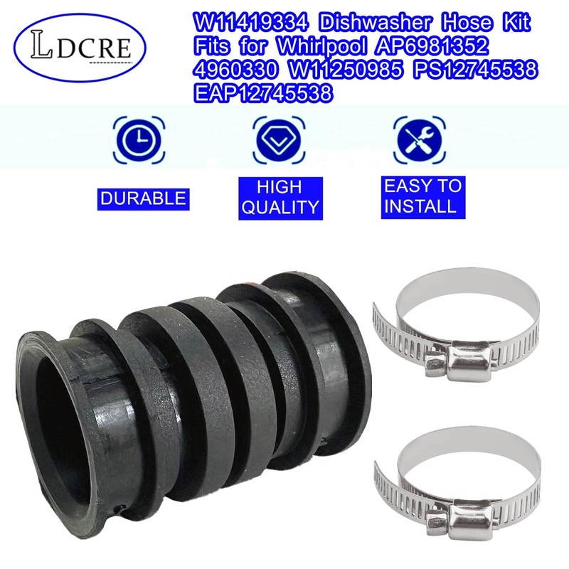 W11419334 Dishwasher Hose Kit,Dishwashers Hose Kit Replacement Parts Fits for