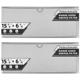Downdraft Range Hood Grease Filter 71002111 15.6“ x 6.4” Aluminum Mesh Grease Filter Compatible with Jenn.Air Downdraft Grease Stovetop Filter Replace WP71002111 580029 715290 Y715290-2-Pack