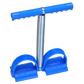 COVVY Multifunctional Sports Pedal Bodybuilding Expander Spring Hose Foot Peda Pull Rope Fitness, blue