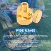 1LB Brass Propane Needle Control Valve, Disposable Adjustable Pressure Propane