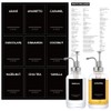 120PCS Coffee Syrup Labels for Coffee Bar, Joyfulmap Minimalist Preprinted