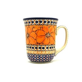 Polish Pottery Mug - 16 oz. Bistro - Unikat Signature U408B