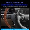 Zpana Car Steering Wheel Cover, Anti Slip Fluffy Vehicle Wheel