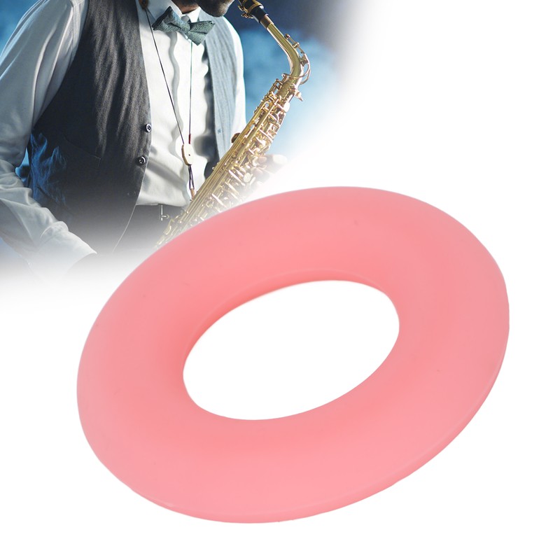 Saxophone Mute Alto Sax Tone Filter Silicone Bell Protective Ring